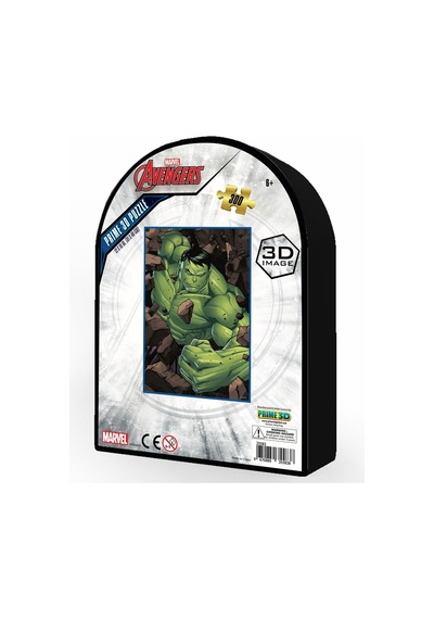 Prime 3d - The Hulk 300 Parça Puzzle 35583 - Metal Kutu