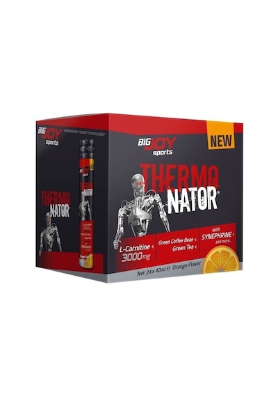 Big Joy Thermonator L-Carnitine 3000 Mg 20 Ampül - Ücretsiz Kargo-Portakal