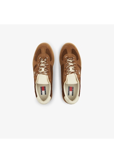 Tommy Hilfiger The Greenwich Edge Suede Kadın Haki Spor Ayakkabı En0en03050