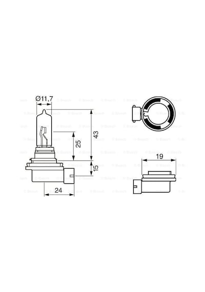 BOSCH 1987302082 Ampul H9 12V 65W