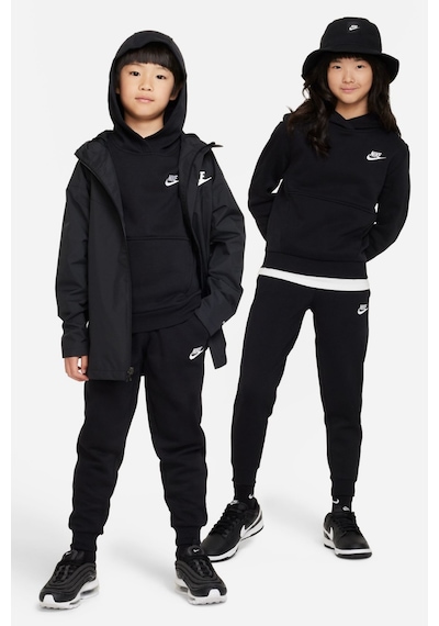 Nike Club Fleece Çocuk Kapüşonlu Sweatshirt Siyah Fd3000-010