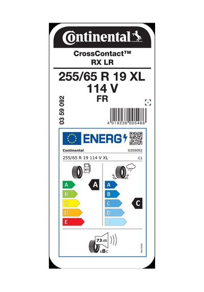 Continental 255/65R19 114V Crosscontact Rx Lr Fr XL Yaz Lastiği 2021