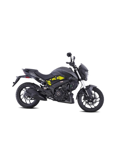 Bajaj Dominar 250 - 400 Orta Şase Üstü Plastik Motosiklet Kaplama Sticker Etiket Modeli Bal Peteği Desen - Neon Sarı Yeşil