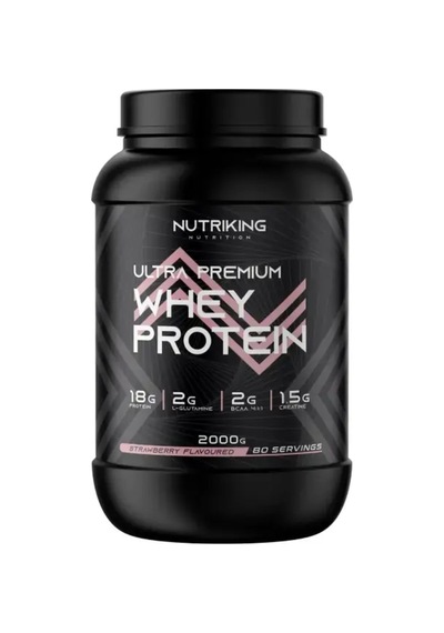 Whey Protein Tozu 2000g 80 Servis Çilek Aramalı Karışık