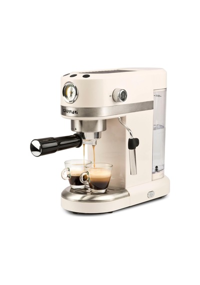 G3ferrari Amarcord Espresso Cappuccino Makinesi, Süt Köpürtücülü, Krem Çok Renkli
