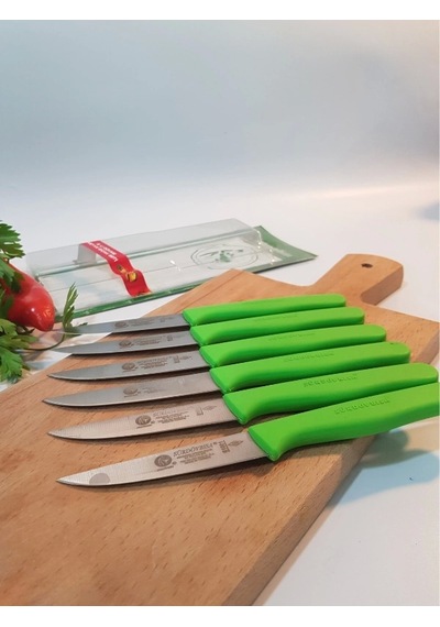 Sürbisa Meyve Takımı Yeşil 6'lı 61007 7.0 Cm Çok Renkli