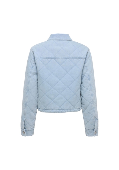 Only Mist Quilt Kadın Mavi Ceket 15361376-tds Mavi