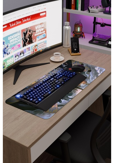 Guimi Zhi Zhu Anime V4 - 70x30 Xl Gaming Kauçuk Kaymaz Taban Mouse Pad Fare Altlığı