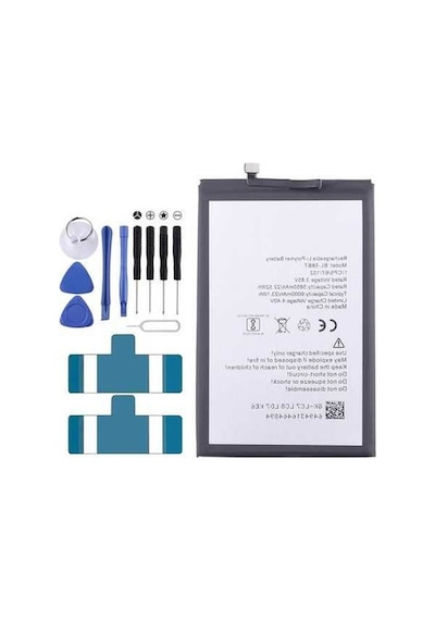 Tongxida Özellikle Tecno Spark 6 Hava / Pouvoir 4 Pro İçin Bl-58bt 6000mah Yerine Set Pil