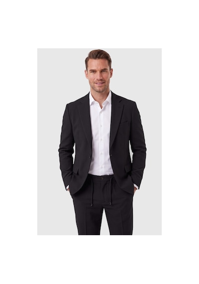 Deepsea Erkek Siyah Slim Fit Likralı Gofre Kumaş Takım Elbise İpli Lastikli Pantolon 2602326 Deepsea Erkek Siyah Slim Fit Likralı Gofre Kumaş Takım Elbise İpli Lastikli Pantolon 2602326