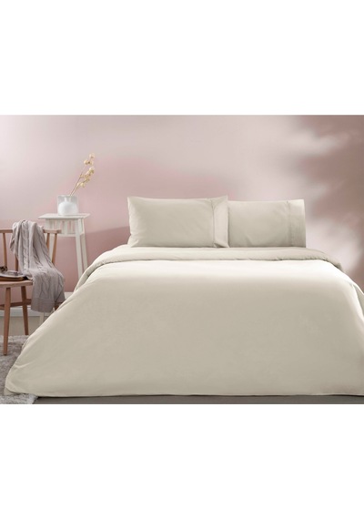 Taç Ranforce Basic Queen Size Nevresim Takımı Ekru 000000001000049325 Ekru