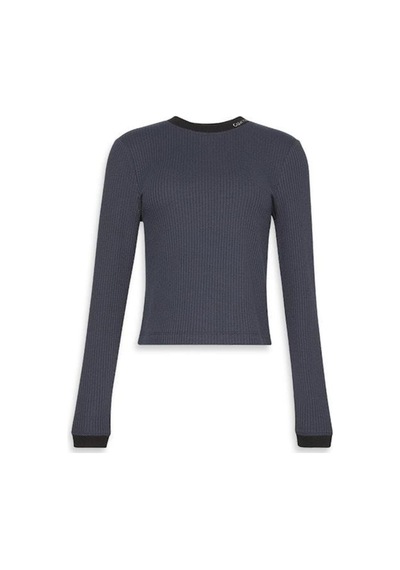 Calvin Klein Ls Waffle Tee-11922 Lacivert