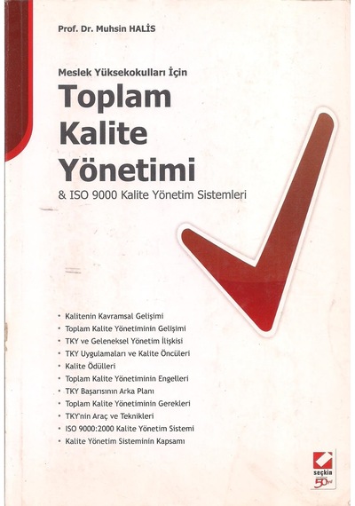 Meslek Yüksekokulları Için Toplam Kalite Yönetimi