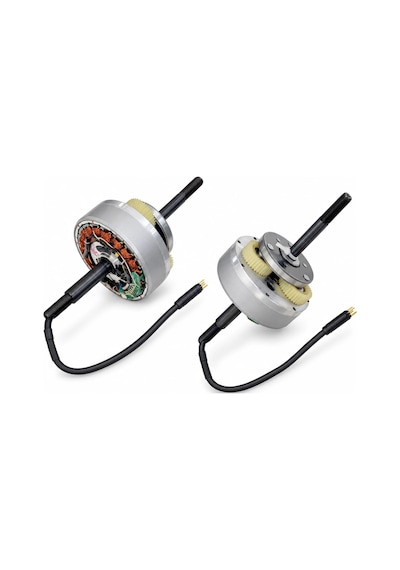 Skyjet Nitro Pro Ve Rks Uyumlu 36v 250w Fırçasız Brushless Elektrikli Bisiklet Motoru Gümüş