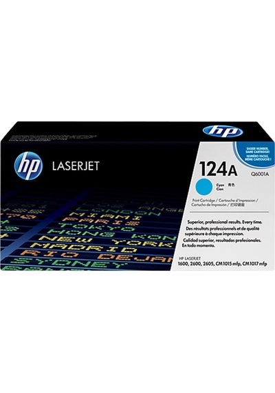 Hp Q6001A (124A)  Mavi Toner
