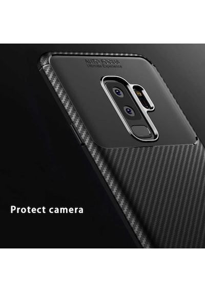 Samsung Galaxy Uyumlu S9 Plus Kilif Karbon Silikon Case 389460202