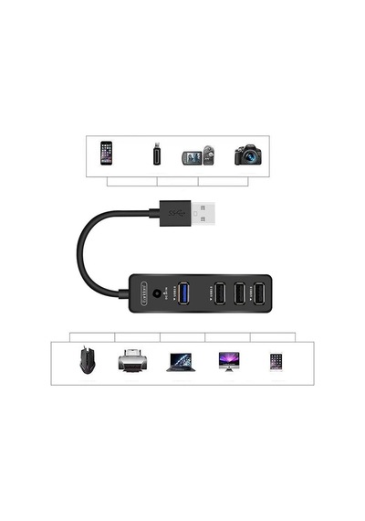 Peeq Earldom Hub07 Tak Çalıştır 3 Adet Usb 2.0 Ve 1 Adet Usb 3.0 Çıkışlı Usb Çoklayıcı