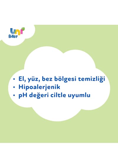 Uni Baby Pure Comfort Bebek Losyonlu & Salatalık Özlü Islak Mendil 24'Lü 2160 Yaprak