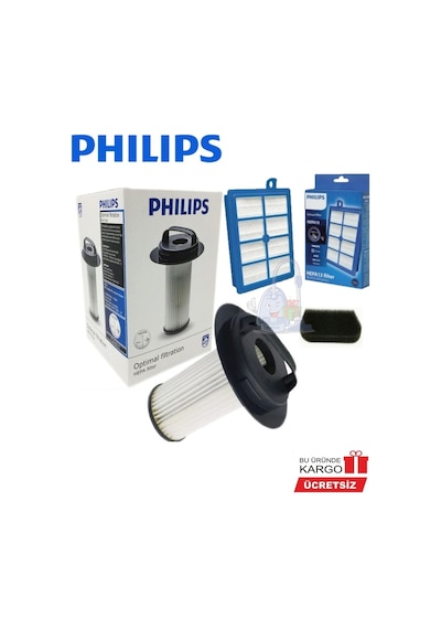 Philips Uyumlu Fc 9210 Marathon Hepa Filtre Seti Kutulu