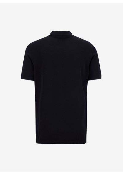 Fabrika Comfort Siyah Erkek Polo Yaka Regular Fit Rayon Karışımlı Kazak Fc4sm-kzk 0374