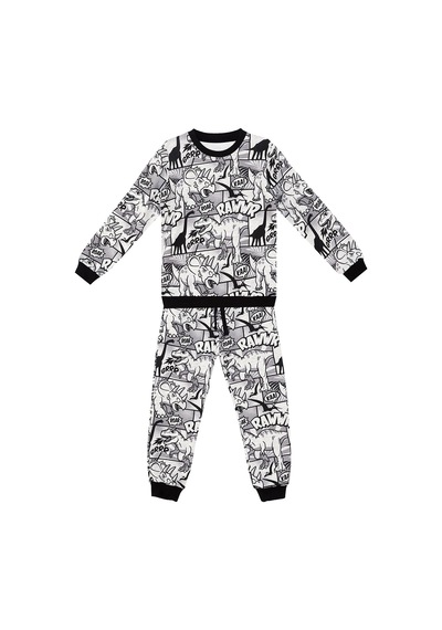 Denokids Mshb&g Çizgi Dino Erkek Çocuk Eşofman Takım Çok Renkli