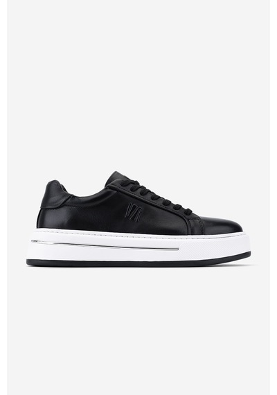 Valmenti Erkek Hakiki Deri Siyah Sneakers & Spor Ayakkabı 298 3258-8086 Erk Ayk Y26 Sıyah Dr
