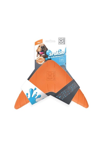 M-pets Splash Frizbi Köpek Oyuncağı Turuncu 19x23x3 Cm 244-50098.01