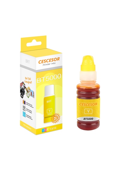 Cescesor Brother BT5000 Sarı Uyumlu Mürekkep 70 ML