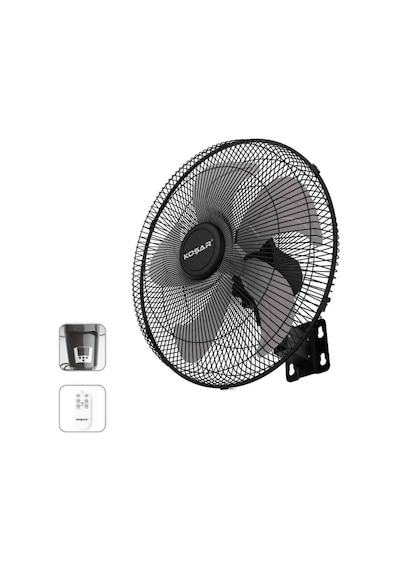 Koşar Ksv-dk500 Sanayi Tipi Vantilatör Duvar Tipi Uzaktan Kumandalı 50 Cm