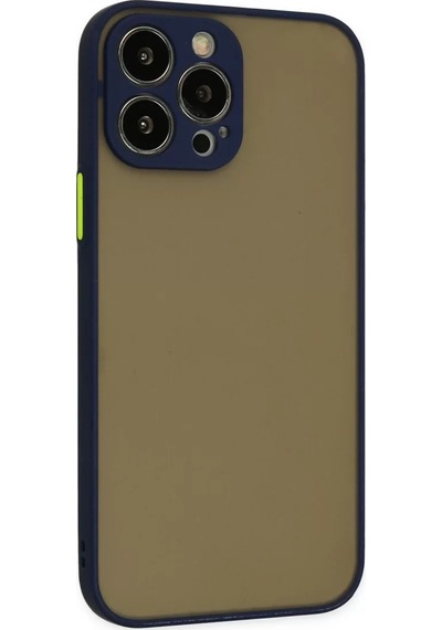 Newface Apple Apple iPhone Uyumlu  15 Pro Kılıf Montreal Silikon Kapak - Lacivert