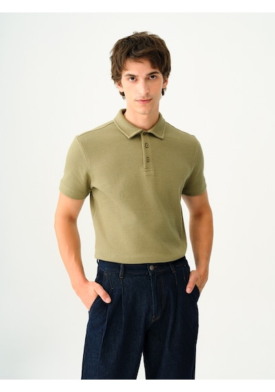 LOFT Regular Fit Erkek Polo K.kol Lf2037178 Q1.v1 Haki