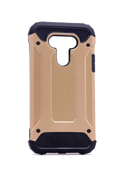 Noktaks - Lg Uyumlu Lg G5 - Kılıf Çift Katman Zırh Tank Crash Military Kapak - Gold