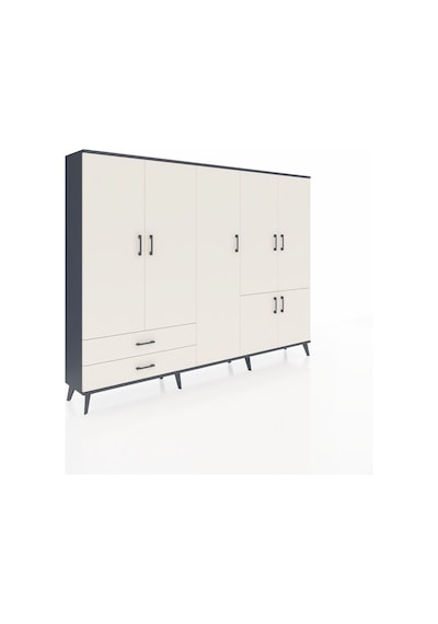 Arges Dolap 12 Raflı 2 Çekmeceli 7 Kapaklı 220x30x163 Antrasit-aytaşı Aytası - Antrasıt Arges Dolap 12 Raflı 2 Çekmeceli 7 Kapaklı 220x30x163 Antrasit-aytaşı Aytası - Antrasıt