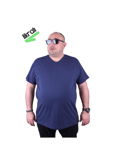 Starbattal Erkek Büyük Beden Likralı Basic V Yaka Tişört 11170 Marin-Marin Çok Renkli Starbattal Erkek Büyük Beden Likralı Basic V Yaka Tişört 11170 Marin-Marin Çok Renkli