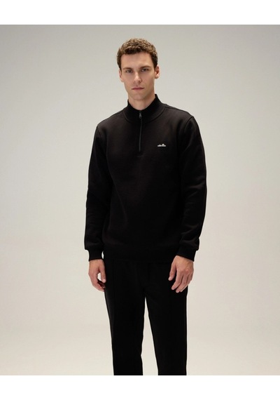 Ellesse 6wm1010-bk Erkek Fermuarlı Sweat Siyah