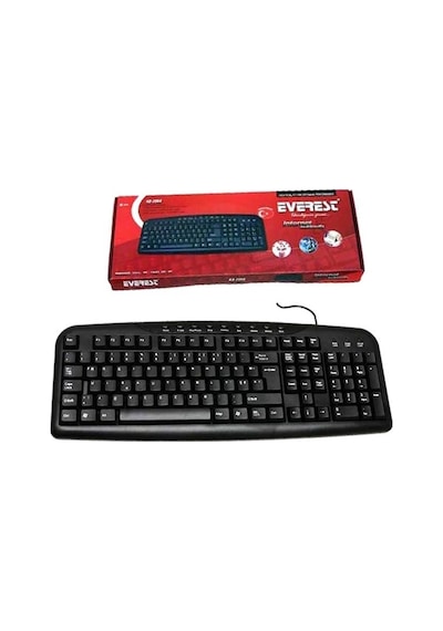 Everest Kb-517u Siyah Usb Kablolu Standart F Klavye