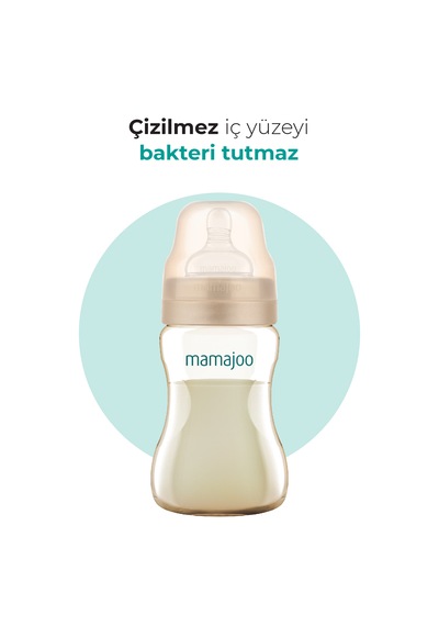 Mamajoo Gold Plus Anti-kolik Biberon, 250 Ml, 6 Ay+