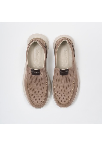 Sneaker Erkek Og-2413 John May 923-144 Gri Havlu Nbk-kahve Marsel