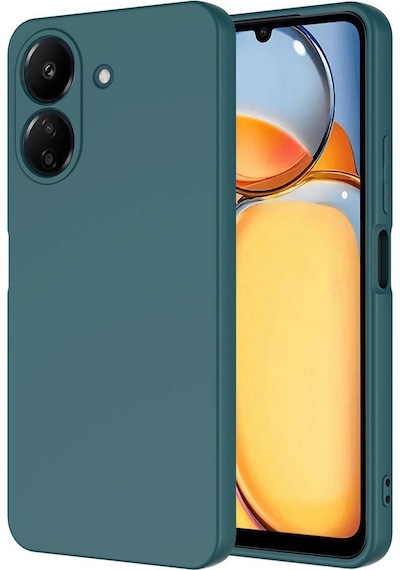 Kilifone - Xiaomi Uyumlu Redmi 13c - Kılıf İçi Kadife Koruyucu Mara Lansman Kapak - Koyu Yeşil