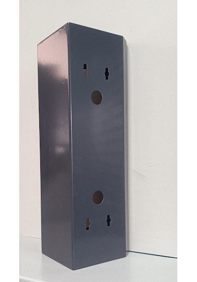 Açılı Diafon 15 x 35 x 10.5 Zil Paneli Metal Yön Çevirme Ve Koruma Kutusu Antrasit