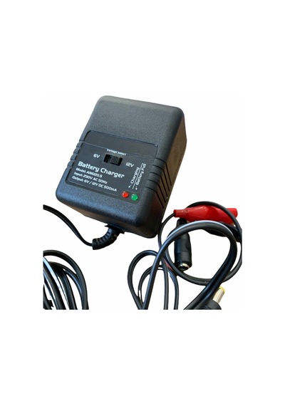Tr 6v / 12v Kademeli Akü Şarj Cihazı Adaptör 6v/12v Led Şarj Durum Göstergeli Otomatik Şarj Kesme