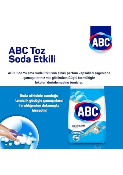 Deterjan Toz Soda Etkili 1800 Gr