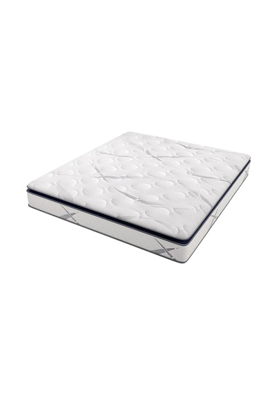 Aksviva Aqualis Çift Kişilik Pedli Paket Yaylı Yatak 30 Cm BEYAZ