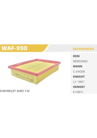 Wınkel Waf-990 Hava Filtresi Aveo 11-