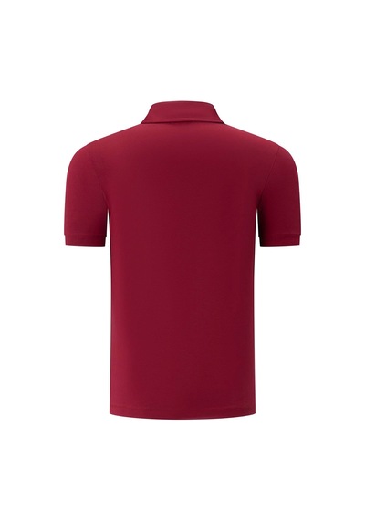T8582 Dewberry Erkek T-shırt-düz Bordo Düz Bordo