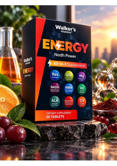 Energy Nadh Power 30 Tablet - 3 Lü Paket Nadh, Nmn, Q10 & Magnezyum