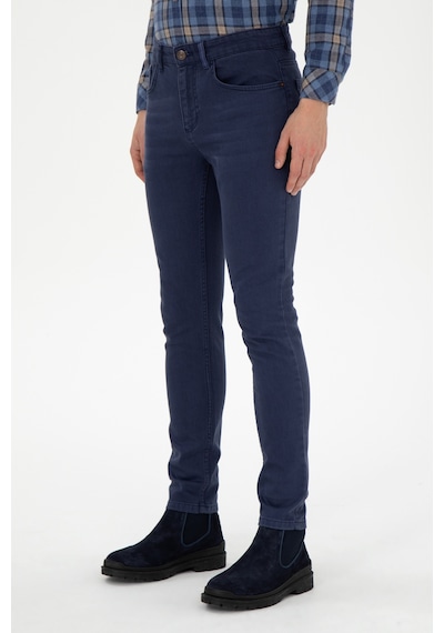 U.s. Polo Assn. Erkek Saks Jean Pantolon 50289500-vr045 Saks Saks Mavisi