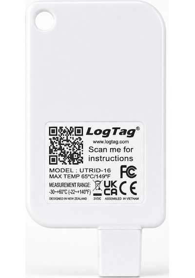Logtag Utrıd-16f Ekranlı Çok Kullanımlık Sıcaklık Kayıt Cihazı Usb