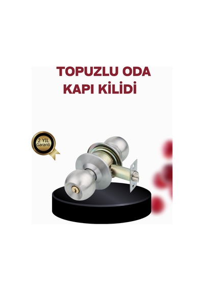 Ilkeshop Paslanmaz Çelik Dalı Topuzlu Kapı Kilidi