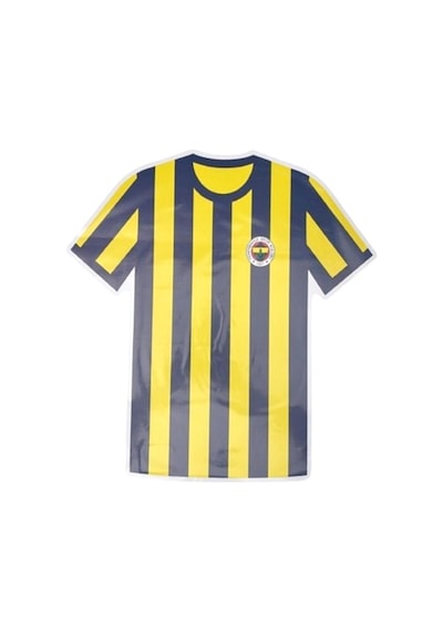 Fenerbahçe Çubuklu Forma Büyük Sticker 40x50cm Orijinal Lisanslı Ürün Çok Renkli